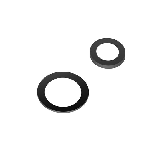 Bakre kameraglass Samsung Galaxy A32 5G A326, Wide + Macro, Svart