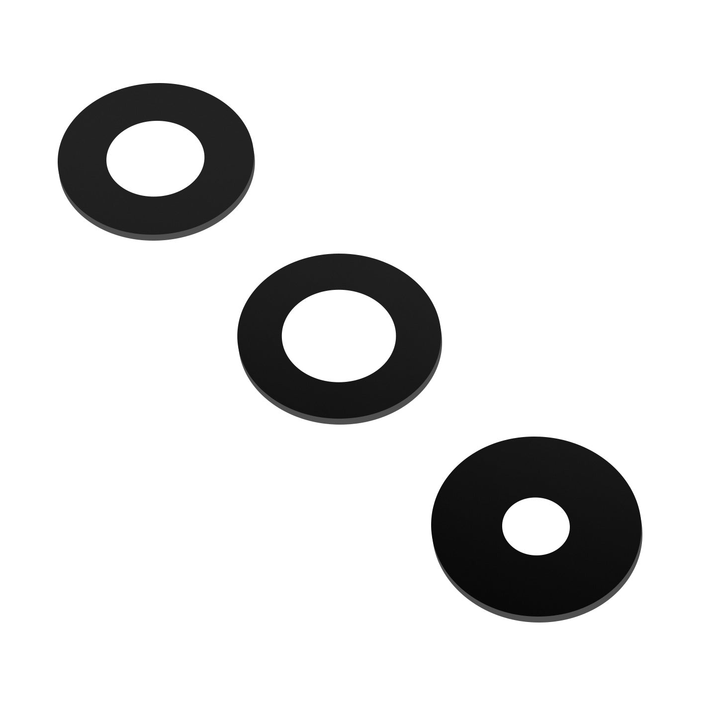 Bakre kameraglass Samsung Galaxy A15 5G A156 / A15 A155, Wide + UltraWide + Macro, Svart