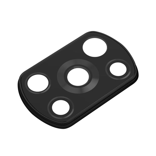 Bakre kameraglass Xiaomi Poco X3 NFC / X3, med ramme, svart