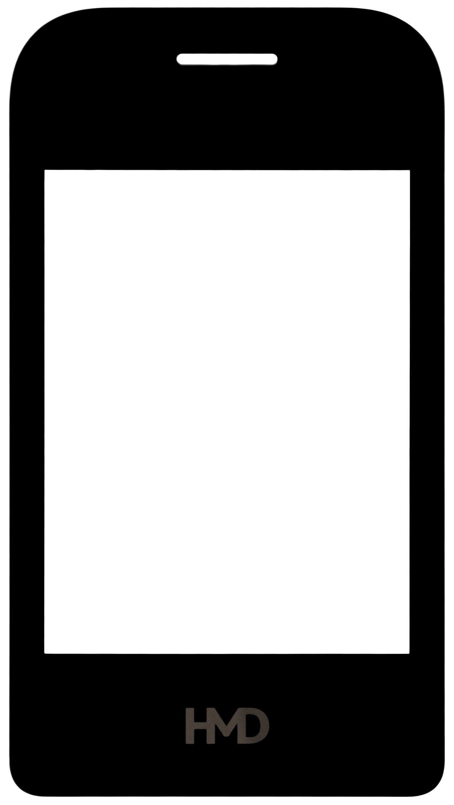 LCD-skjermmodul for HMD 2660 Flip, svart