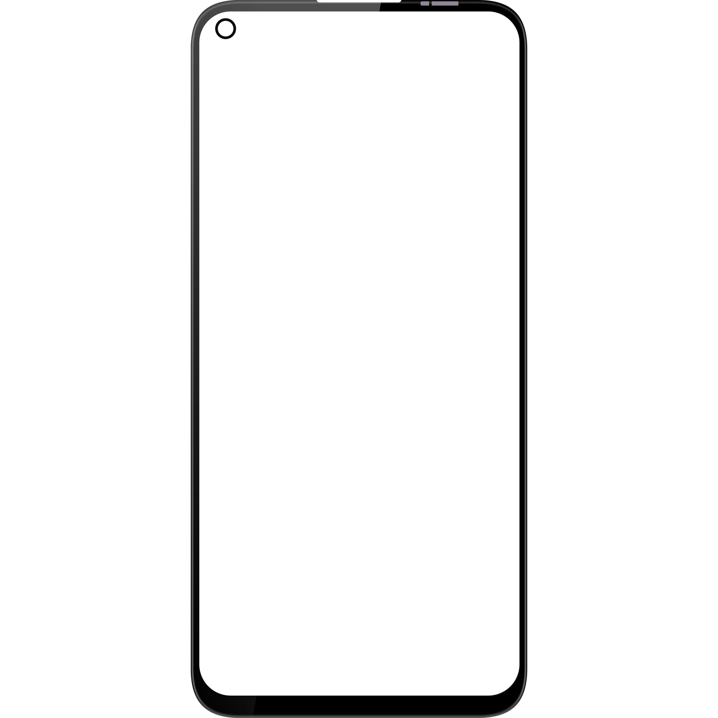Skjermglass + OCA Forward Shield for Huawei P40 lite 4G, Svart