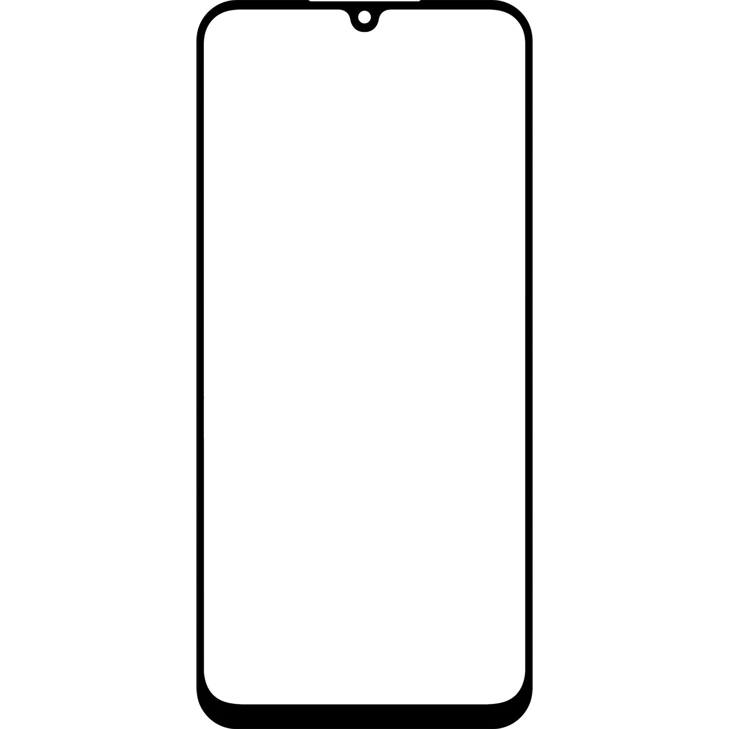Skjermglass + OCA Forward Shield for Samsung Galaxy A25 A256, Svart