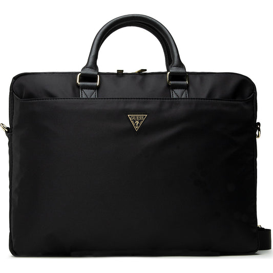 Guess Triangle Logo-veske for 16-tommers laptop, svart