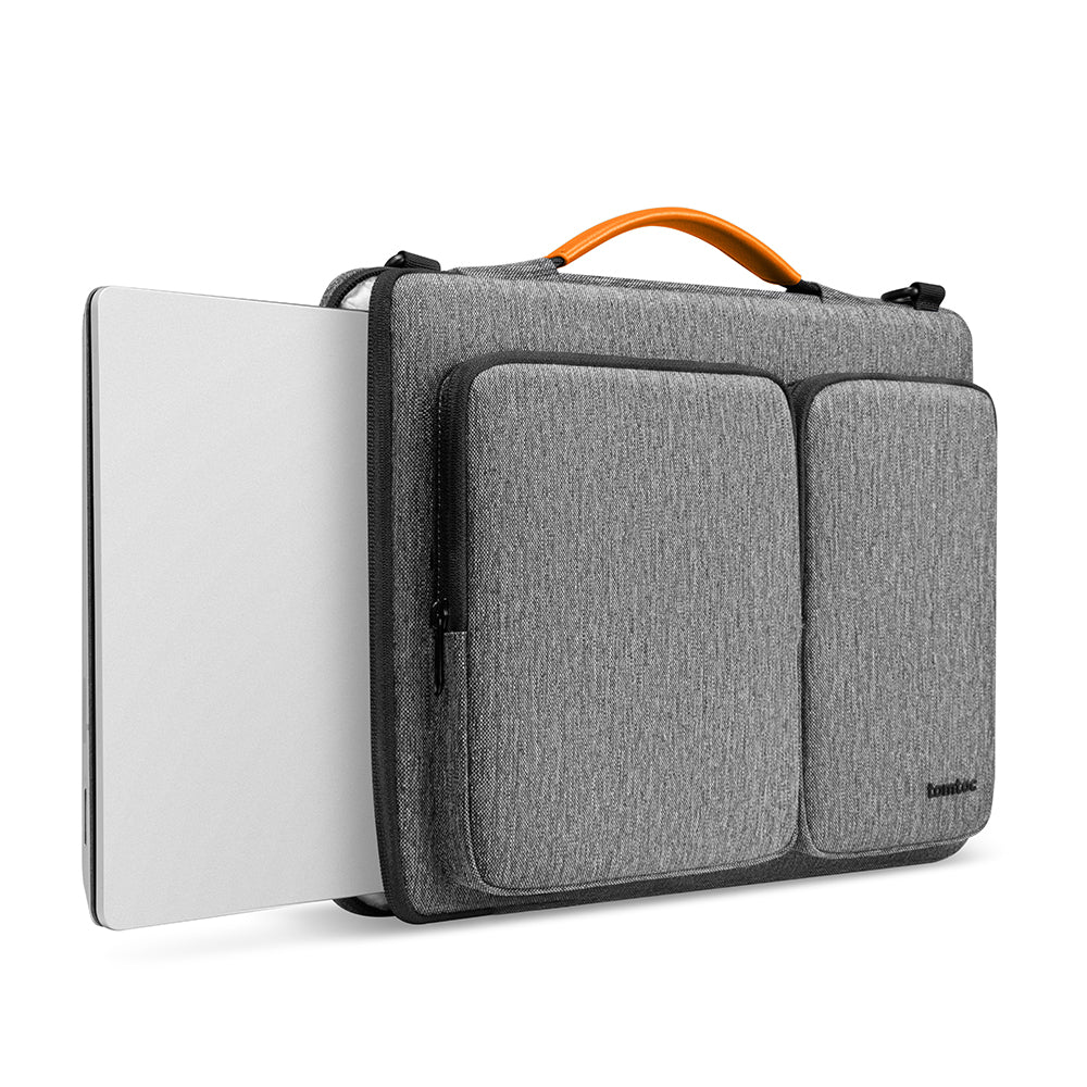 Tomtoc-veske for 15,6-tommers laptop, grå