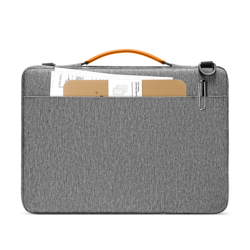 Tomtoc-veske for 15,6-tommers laptop, grå