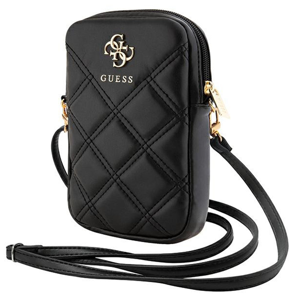 Universalveske for Telefon, Guess, Quilted 4G, Svart
