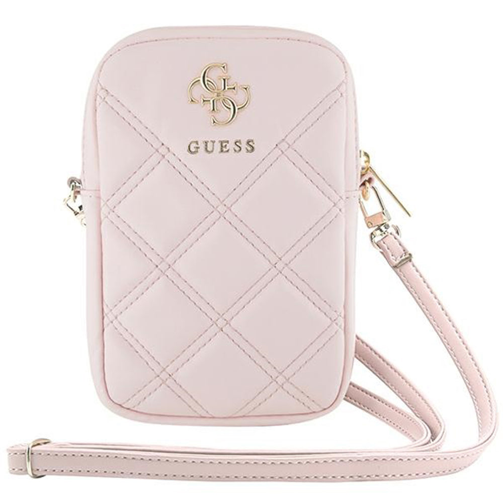 Universalveske for Telefon, Guess, Quilted 4G, Rosa
