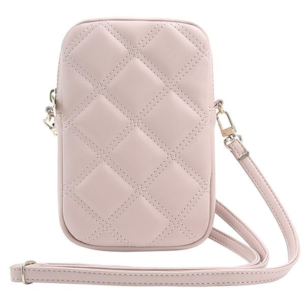 Universalveske for Telefon, Guess, Quilted 4G, Rosa