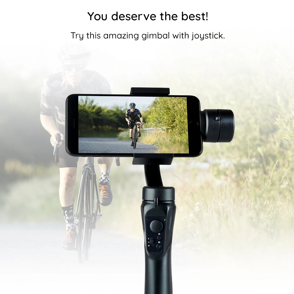 Gimbal Stabilisator Techsuit H4, Svart