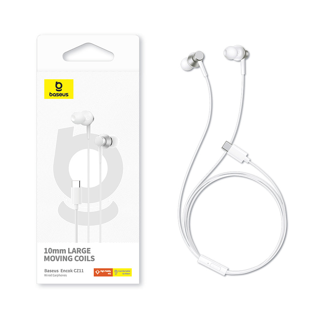 Handsfree USB-C Baseus Encok CZ11, Hvit A00164300213-Z1