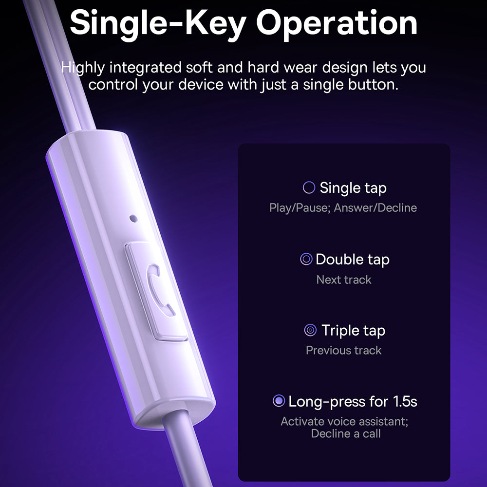 Handsfree USB-C Baseus Encok CZ11, Hvit A00164300213-Z1
