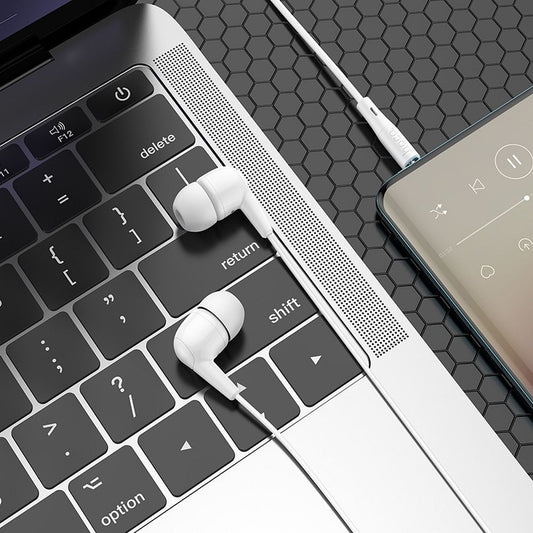 Handsfree 3.5mm HOCO M97, Hvit
