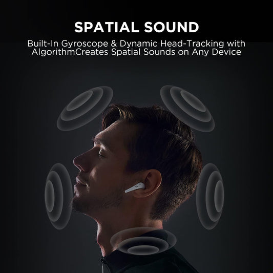 Håndfri Bluetooth 1More Aero ES903, TWS, ANC, hvit