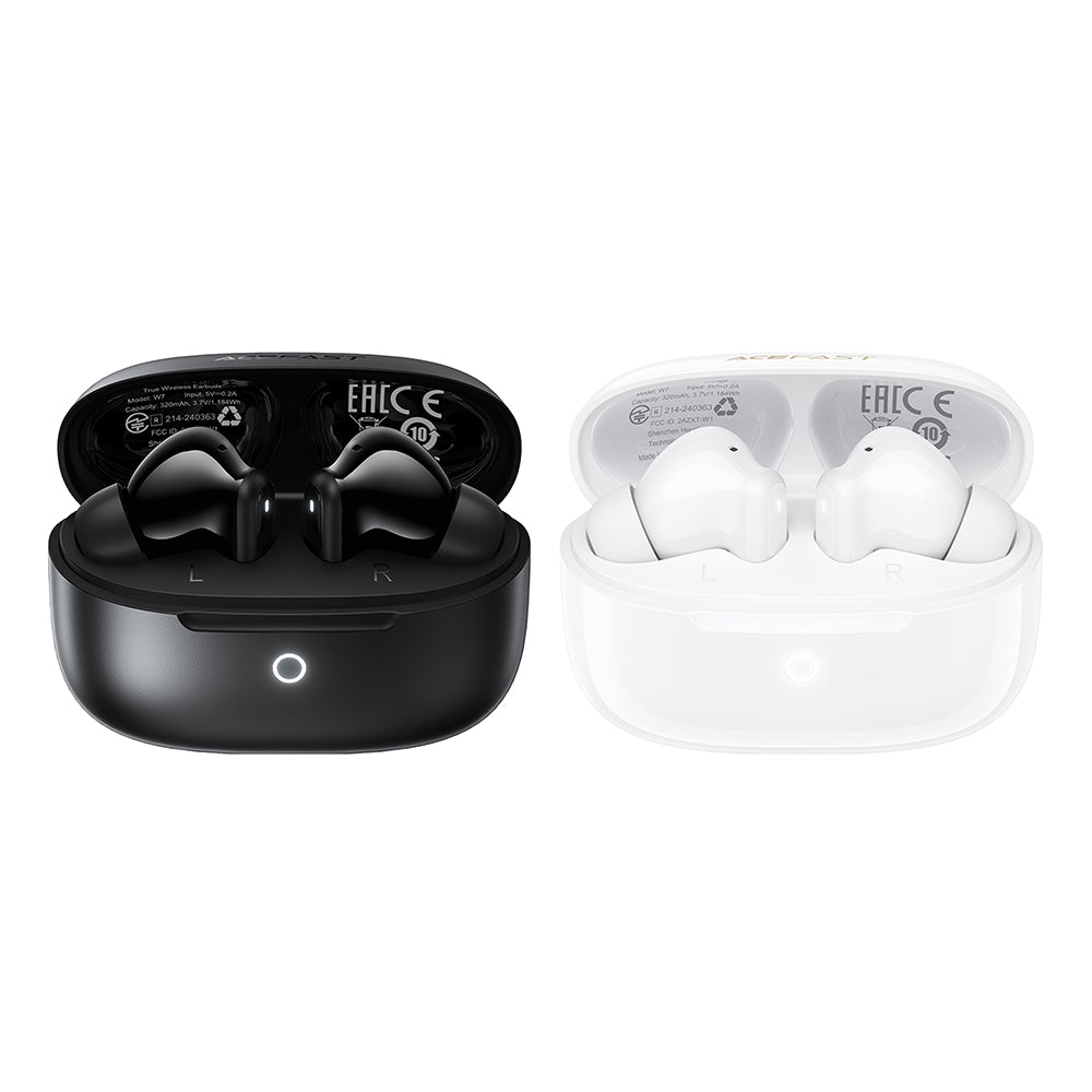 Handsfree Bluetooth Acefast W7, TWS, Svart