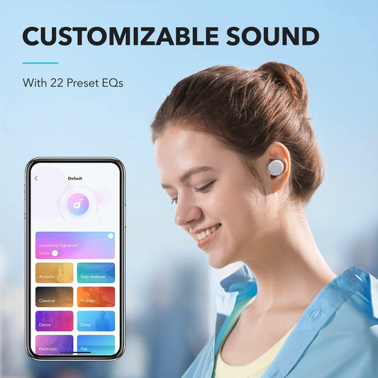Handsfree Bluetooth Anker SoundCore A25i, TWS, Hvit A3948G21