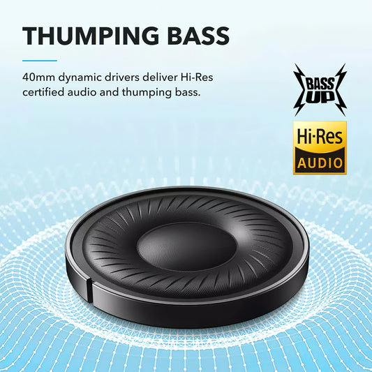 Anker Soundcore Life Q20i Bluetooth håndfri, multipunkt, A2DP, ANC, blå A3004G31