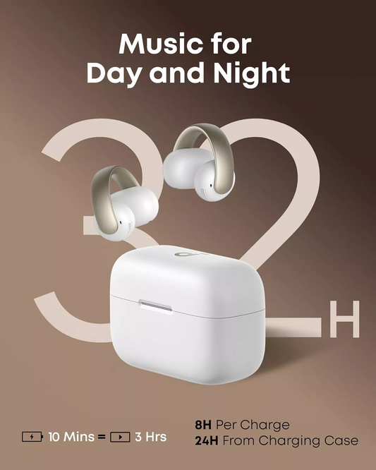 Handsfree Bluetooth Anker Soundcore AeroClip, TWS, Hvit A3388G21
