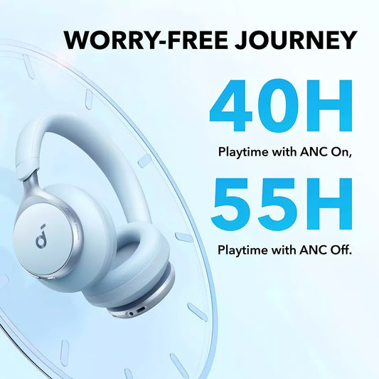 Bluetooth håndfri Bluetooth Anker SoundCore Space On, Multipoint, A2DP, ANC, Blå A3035G31
