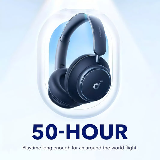 Bluetooth håndfri Anker SoundCore Space Q45, Multipoint, A2DP, ANC, Blå A3040G31