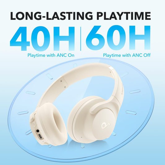 Handsfree Bluetooth Anker SoundCore Life Q20i, MultiPoint, A2DP, ANC, Hvit A3004G21