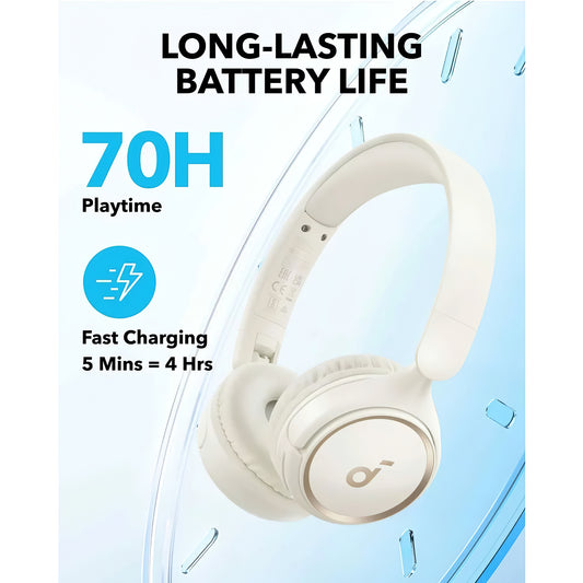 Anker Soundcore H30i Bluetooth håndfri, multipunkt, A2DP, hvit A3012G21