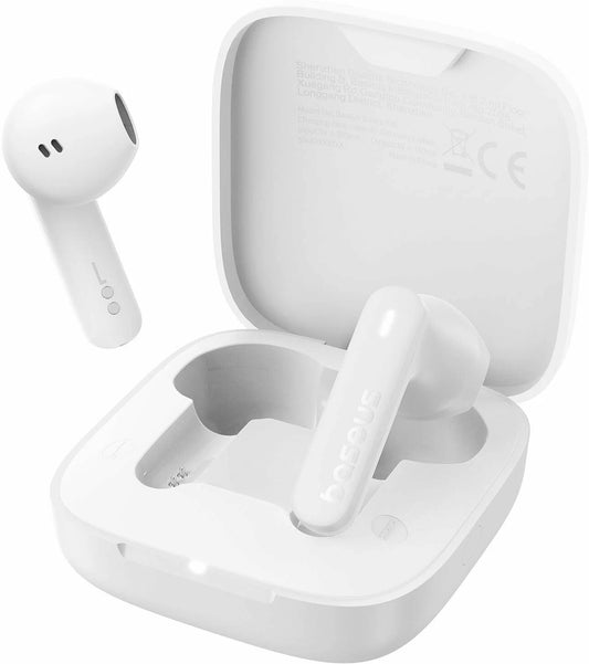 Håndfri Bluetooth Baseus Bowie E16, TWS, Hvit A00061900223-00