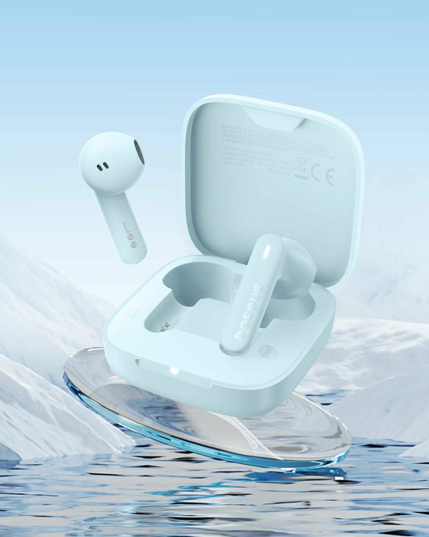 Handsfree Bluetooth Baseus Bowie E16, TWS, Blå A00061900313-01