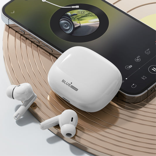 Håndfri Bluetooth Bluetooth Blue Power BPX34, TWS, Hvit
