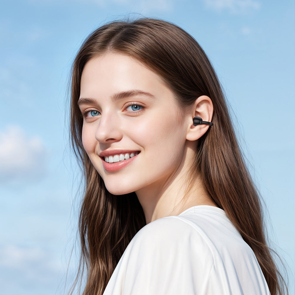 Handsfree Bluetooth Borofone FQ14 Joy, TWS, Svart