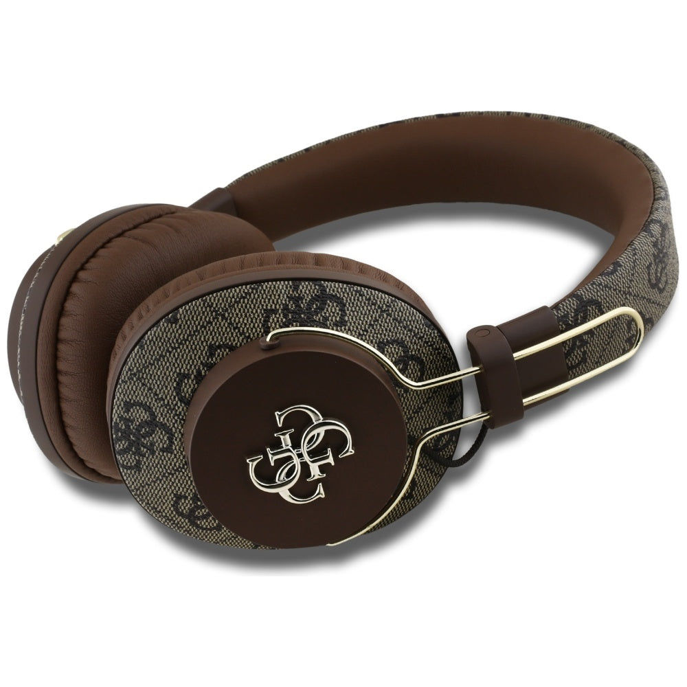 Handsfree Bluetooth Guess 4G Metal Logo, A2DP, Brun