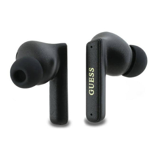 Handsfree Bluetooth Guess Capsule Printed Logo, TWS, ANC, Svart