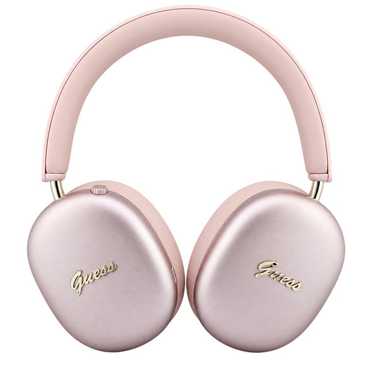 Guess Metal Script Logo Bluetooth-håndfrisett, A2DP, rosa