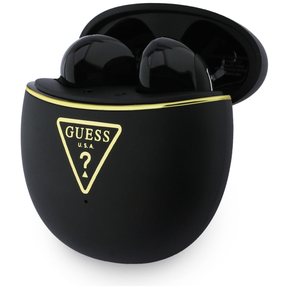 Handsfree Bluetooth Guess Script Print, TWS, Svart