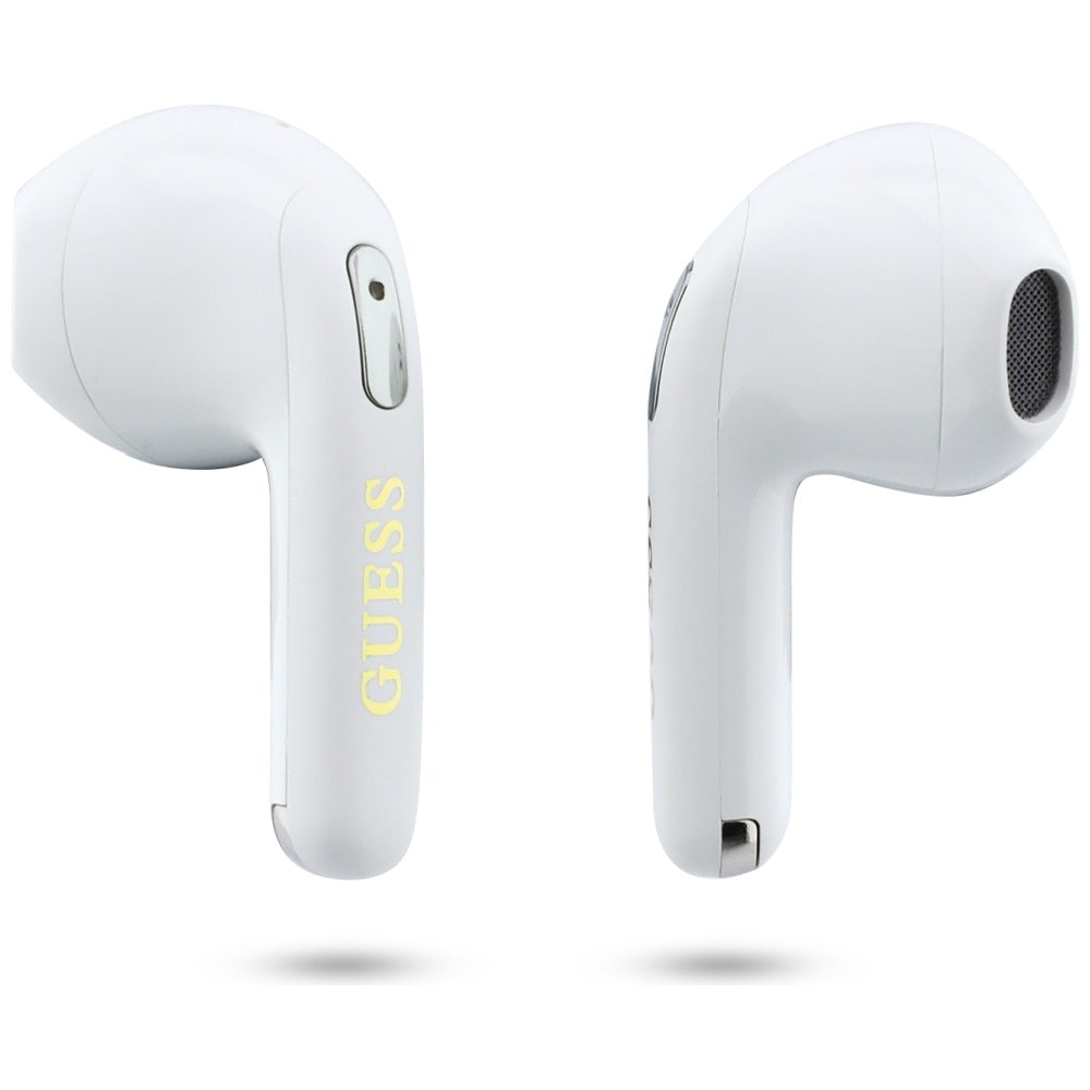 Handsfree Bluetooth Guess Script Print, TWS, Rosa