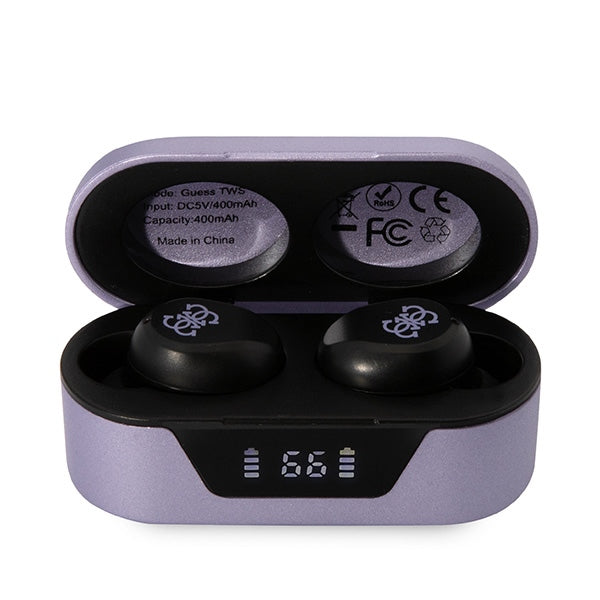 Handsfree Bluetooth Guess, TWS, Lilla