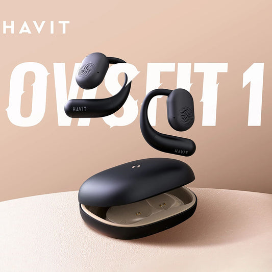 Handsfree Bluetooth HAVIT OWS914, TWS, Svart