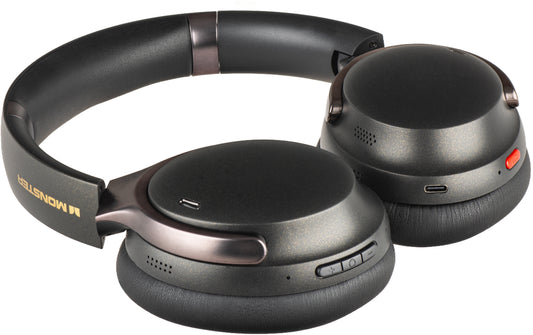 Handsfree Bluetooth Monster QuiteFit V3, MultiPoint, A2DP, ANC, Svart