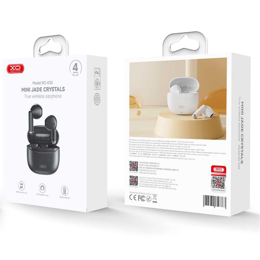 Håndfri Bluetooth XO Design X33, TWS, Svart