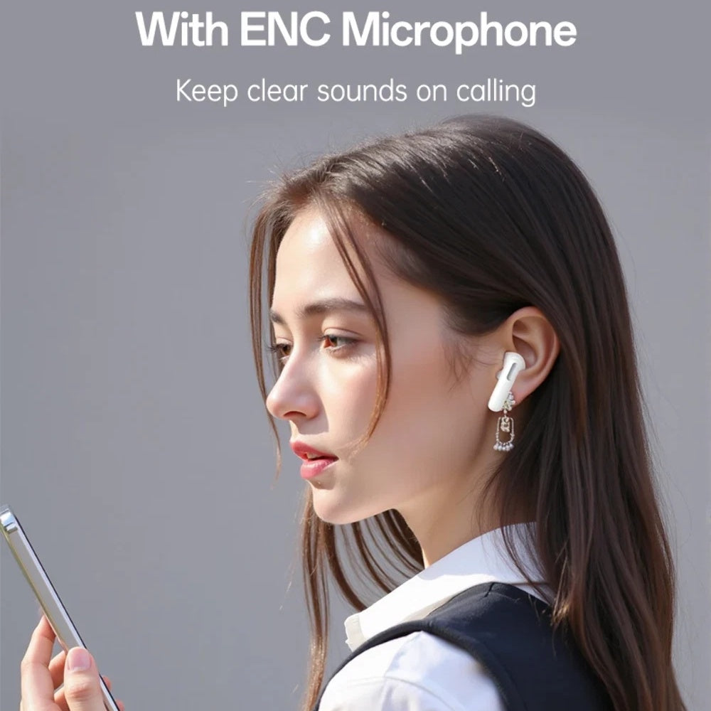 Handsfree Bluetooth Yesido TWS34, TWS, ANC, Hvit