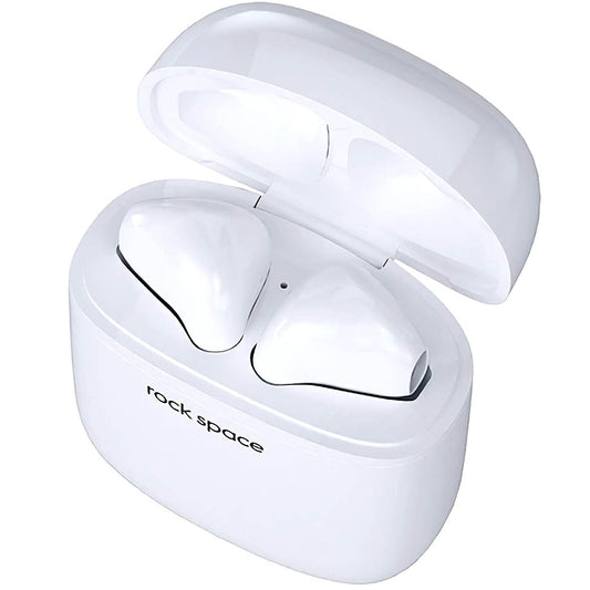 Bluetooth-håndfri Rock Space EB100, TWS, hvit
