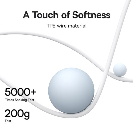 Håndfri USB-C Baseus Encok C18, hvit NGCR030102