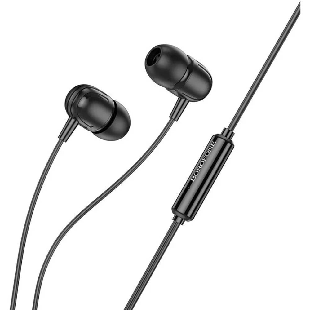 Handsfree USB-C Borofone BM77 Delicious, Svart