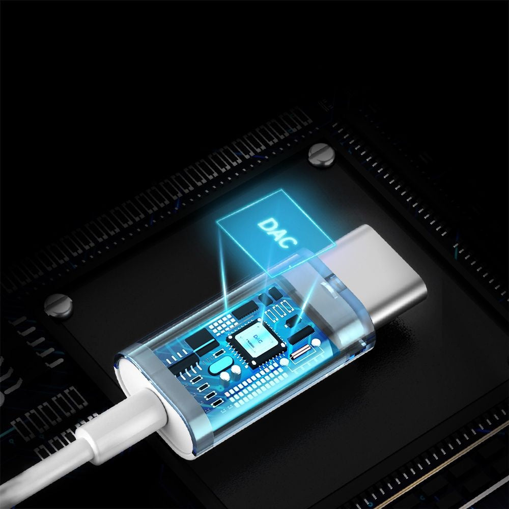 Handsfree USB-C McDodo HP-7500, Hvit