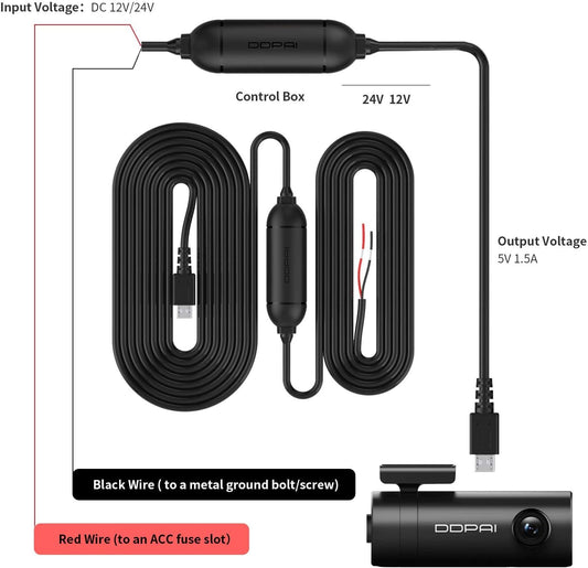 Hardwire DDPAI for Camera Mini Pro