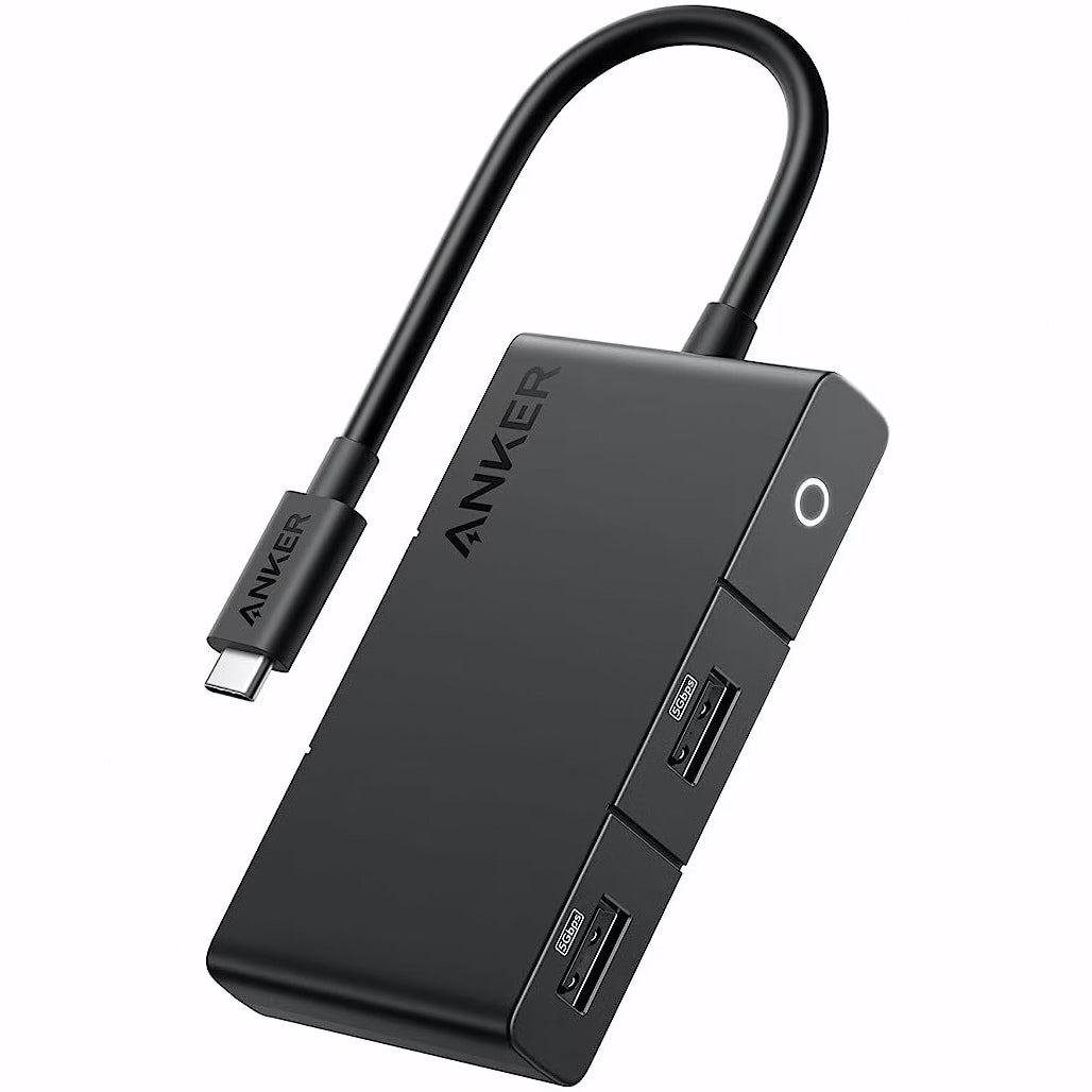 USB-C-hub Anker 332, 2 x USB-A - 2 x USB-C - 1 x HDMI, Svart A8356G11