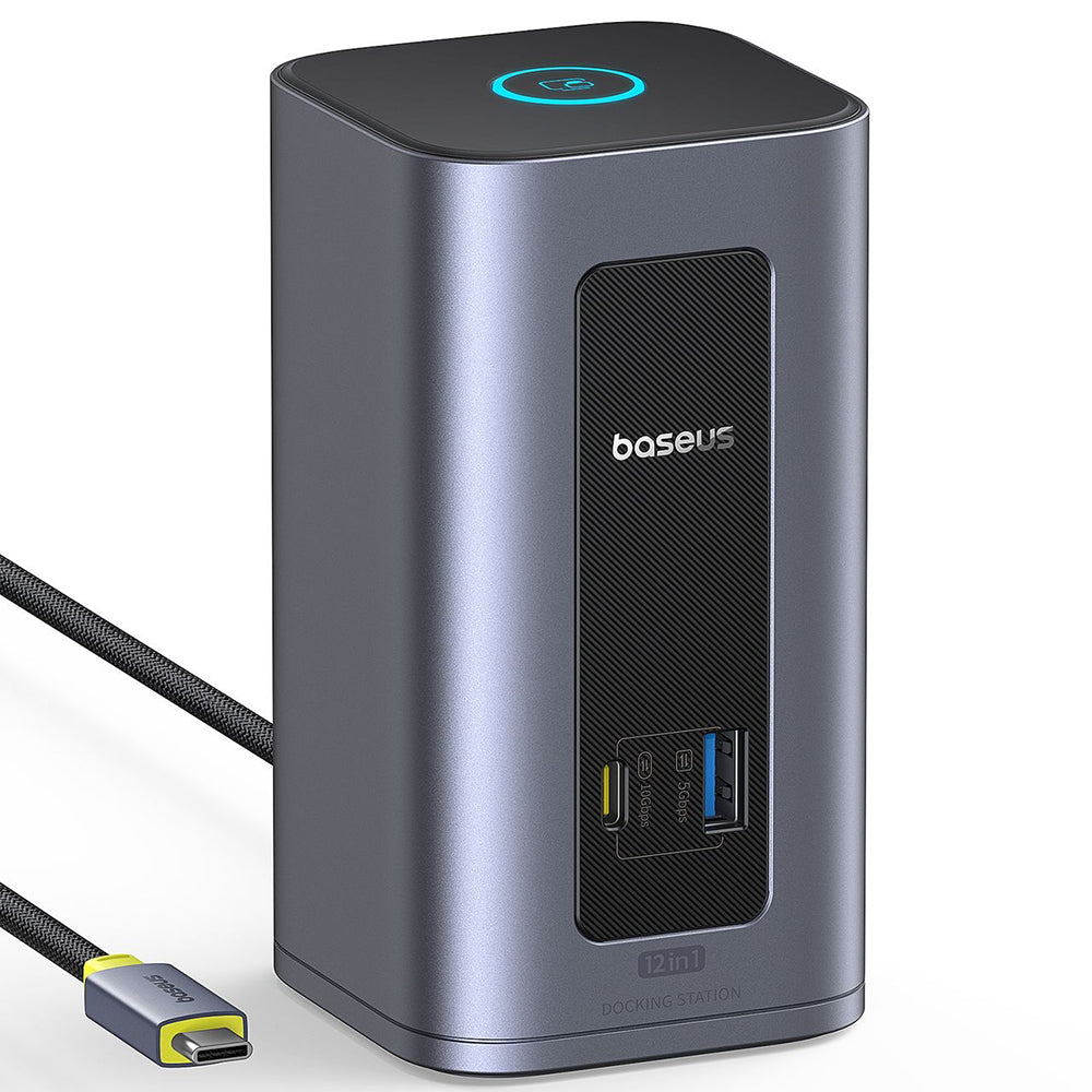 Multifunksjonell Hub Baseus Nomos NU1 Air Spacemate, 12in1, Grå B0114400