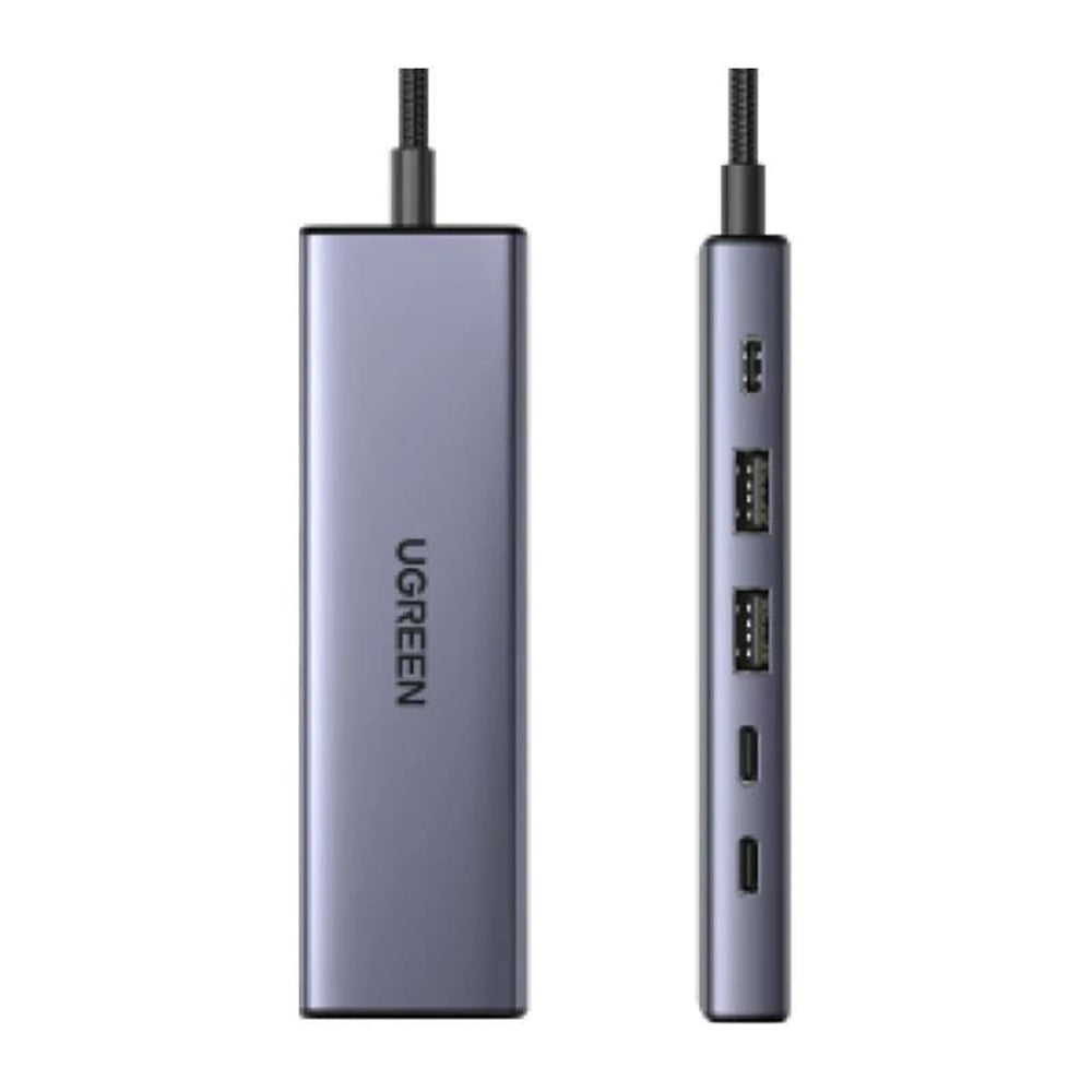 Hub USB-C UGREEN CM511 (75586), 6in1, Grå
