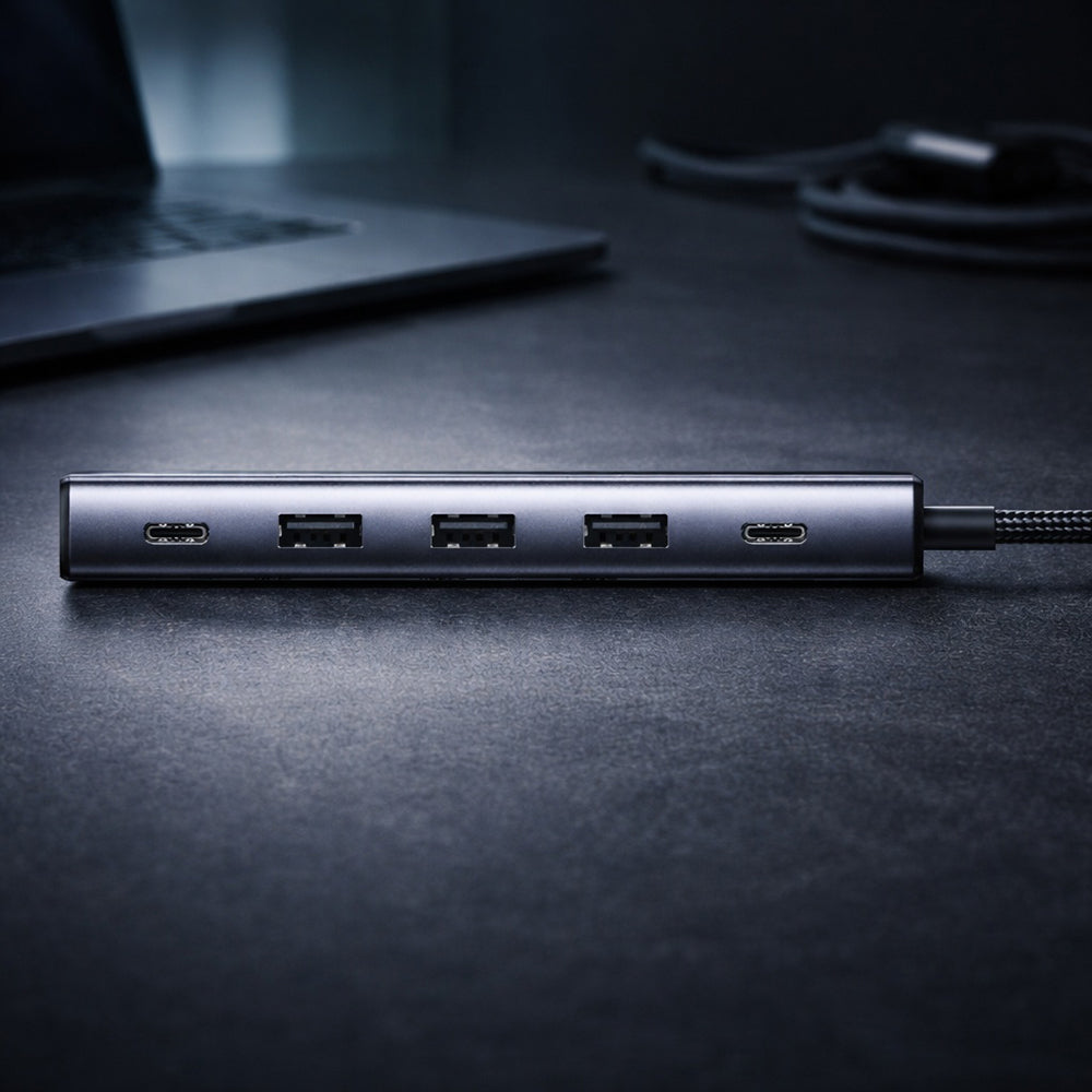 Hub USB-C UGREEN CM511 (75642), 6in1, Grå