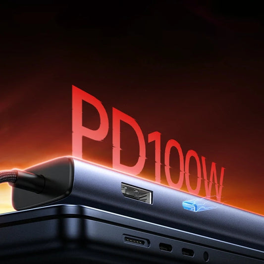 Hub USB-C UGREEN CM512 (75643), 6in1, Grå