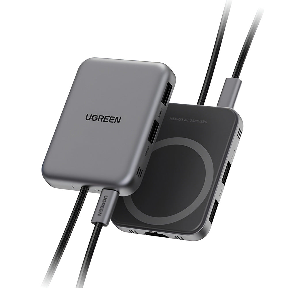 Hub USB-C UGREEN CM896 (65759), 7in1, Grå
